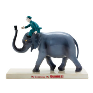 Guinness Elephant and Keeper - Royal Doulton Advertising Character