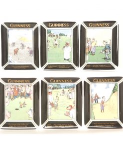 Guinness Set of 6 Pin Trays - Royal Doulton Advertising Character
