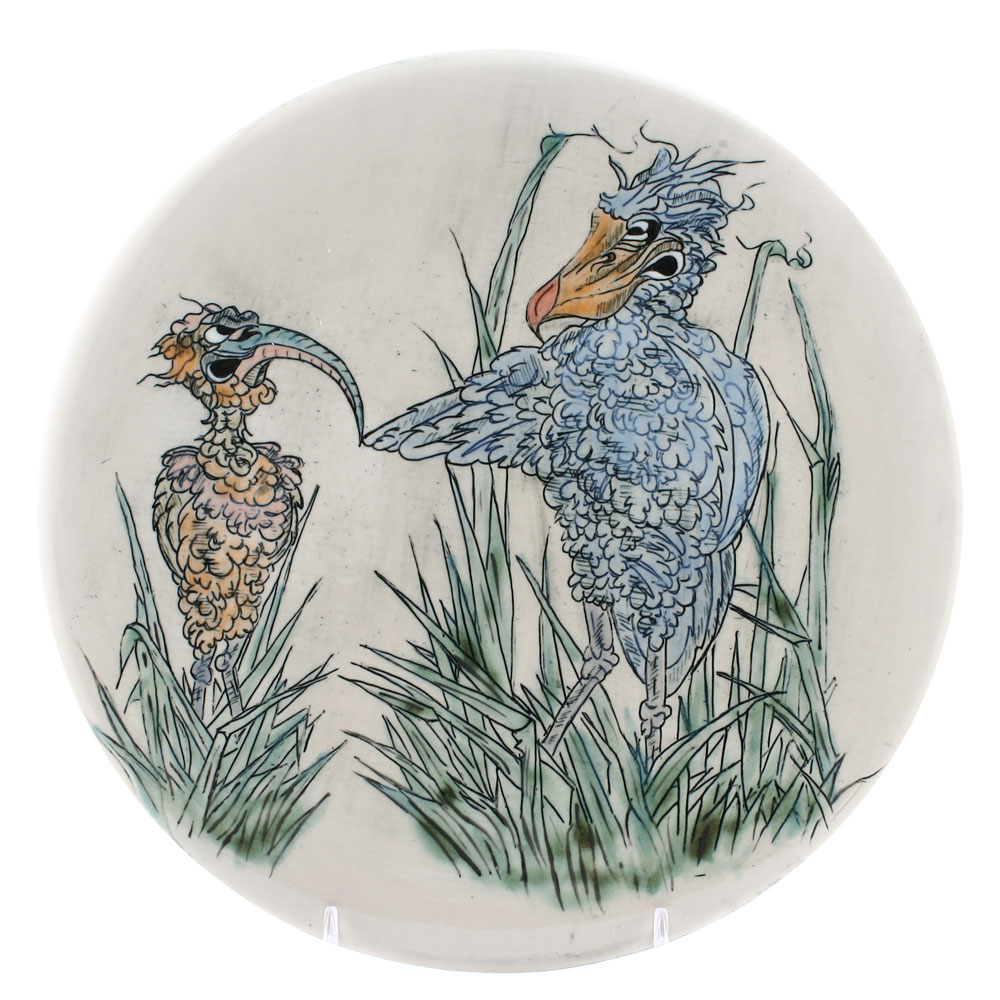 Plaque Bird - Andrew Hull Pottery