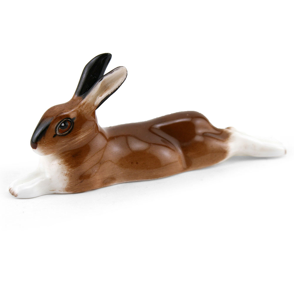 Hare Lying Legs Stretched HN2594 - Royal Doulton Animals
