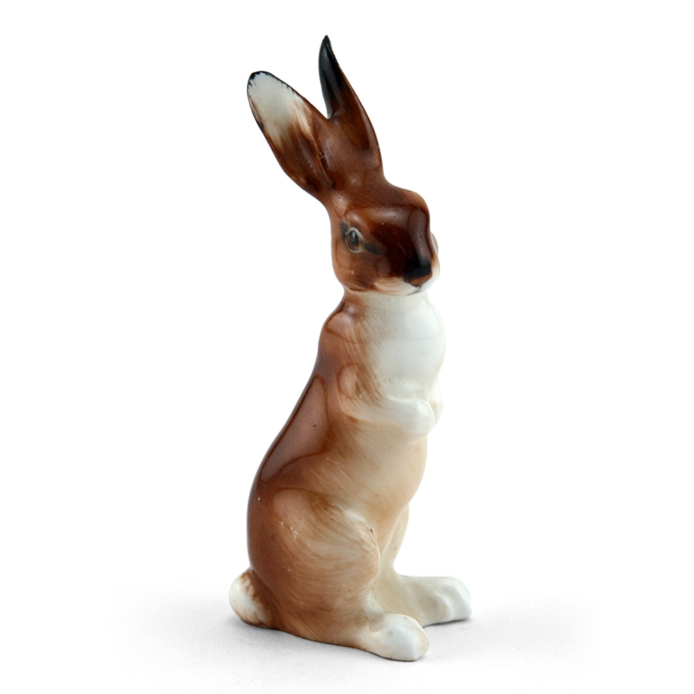 Hare Seated Ears Up K39 - Royal Doulton Animals