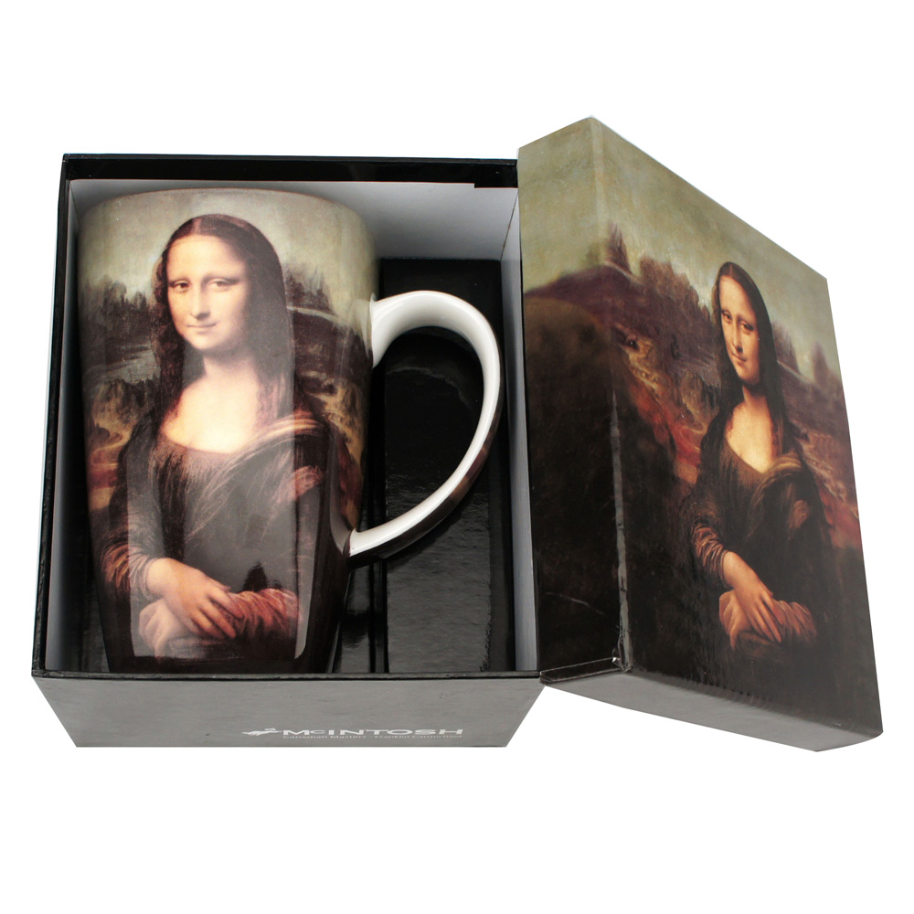 Leonardo da Vinci "Mona Lisa" - Grande Mug - Boxed Mug Sets