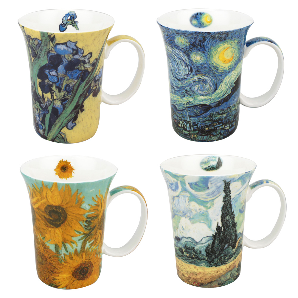 Van Gogh - Set of 4 Mugs - Boxed Mug Sets