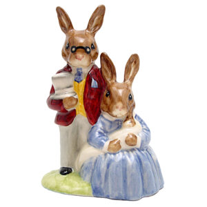 Father, Mother and Victoria DB68 - Royal Doulton Bunnykins