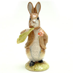 Benjamin Bunny Ate a Lettuce Leaf - Royal Albert - Beatrix Potter Figurine