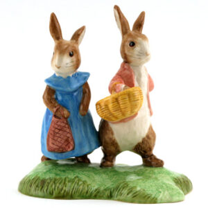 Flopsy and Benjamin (Tableau) - Beatrix Potter Figurine