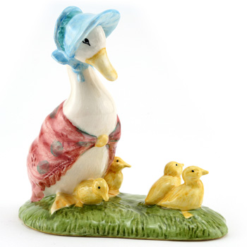 Jemima and Her Ducklings - New Beswick - Beatrix Potter Figurine