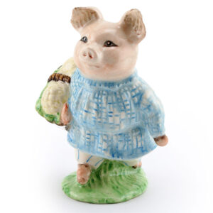 Little Pig Robinson Plaid - New Beswick - Beatrix Potter Figurine