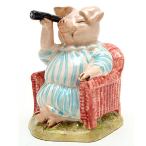 Little Pig Robinson Spying - Beswick - Beatrix Potter Figurine