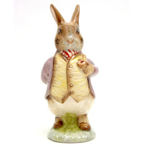 Mr. Benjamin Bunny (Pipe In - Lilac Jacket) - New Beswick - Beatrix Potter Figurine