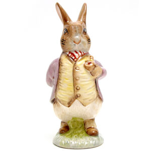 Mr. Benjamin Bunny (Pipe In - Lilac Jacket) - Royal Albert - Beatrix Potter Figurine
