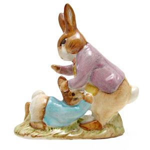 Mr. Benjamin Bunny and Peter Rabbit - Beswick - Beatrix Potter Figurine