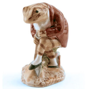 Mr. Jeremy Fisher Digging - Royal Albert - Beatrix Potter Figurine