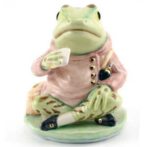 Mr. Jeremy Fisher (Large - Gold) - Beatrix Potter Figurine