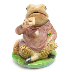 Mr. Jeremy Fisher (Striped Legs) - New Beswick - Beatrix Potter Figurine