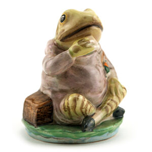 Mr. Jeremy Fisher (Striped) - Royal Albert - Beatrix Potter Figurine