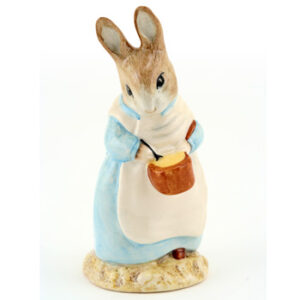 Mrs. Rabbit Cooking - New Beswick - Beatrix Potter Figurine