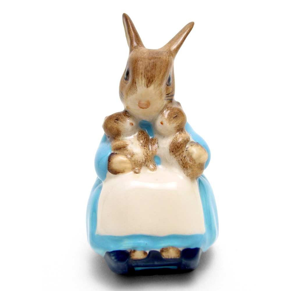 Mrs. Rabbit and Bunnies - Beswick - Beatrix Potter Figurine