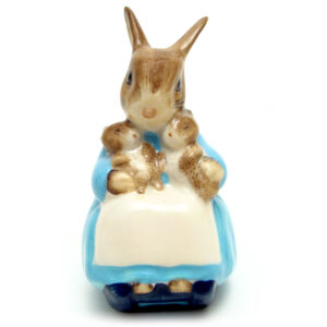 Mrs. Rabbit and Bunnies - Royal Albert - Beatrix Potter Figurine