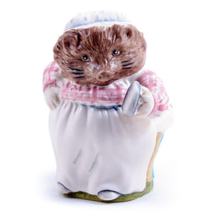 Mrs. Tiggy Winkle (with Iron - Satin Finish) - New Beswick - Beatrix Potter Figurine