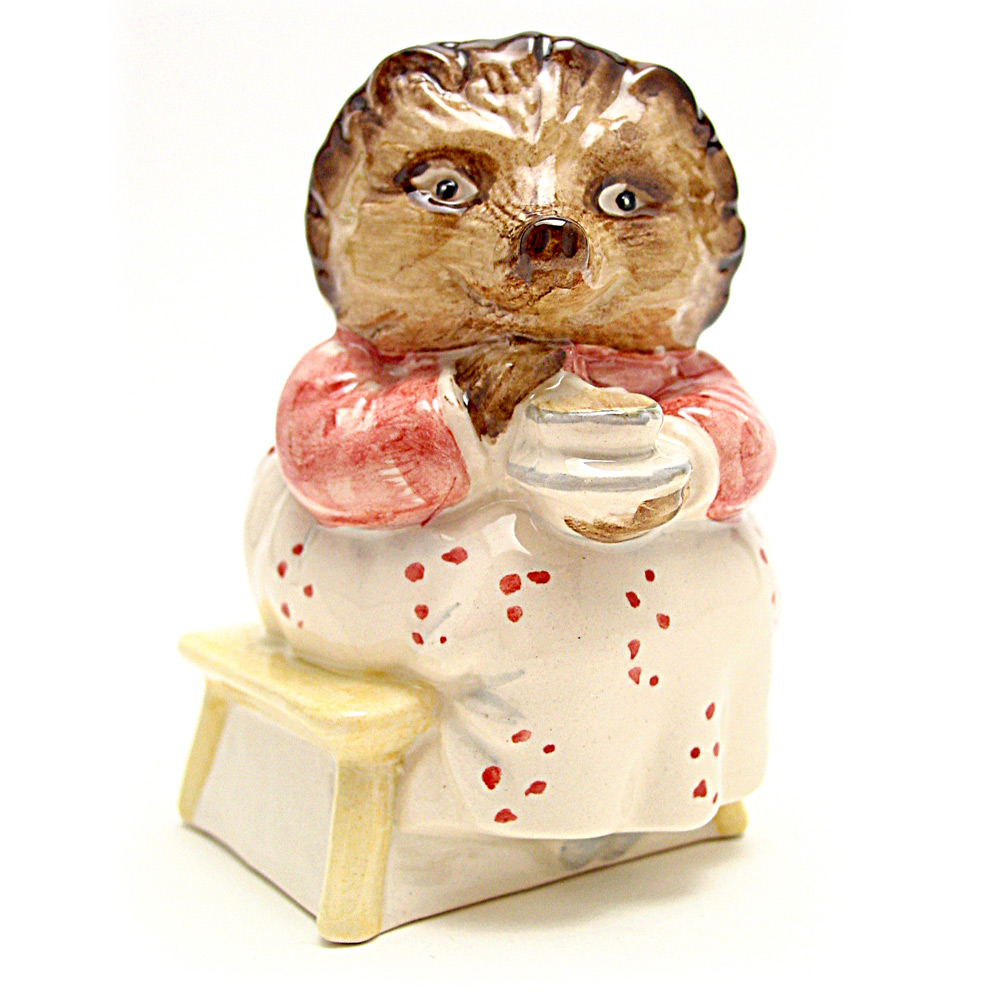 Mrs. Tiggy Winkle Takes Tea - Beswick - Beatrix Potter Figurine