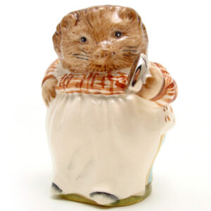 Mrs. Tiggy Winkle (Platinum Iron) - Beswick Gold Script - Beatrix Potter Figurine