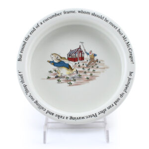 Oatmeal Bowl - Wedgwood - Beatrix Potter Figurine