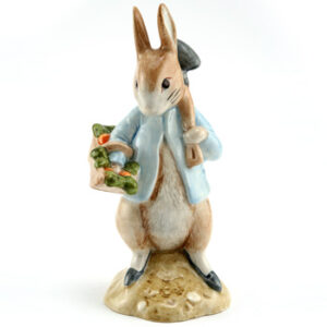Peter Rabbit Gardening - New Beswick - Beatrix Potter Figurine