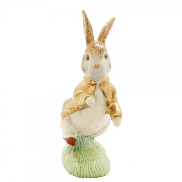 Peter Rabbit Large GoldColorway - Beatrix Potter Figurine | Seaway ...