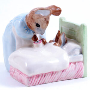 Peter in Bed - New Beswick - Beatrix Potter Figurine