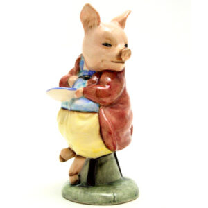 Pigling Eats Porridge - Royal Albert - Beatrix Potter Figurine