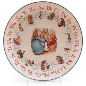 Wedgwood Plate (8" Diameter) - Beatrix Potter Figurine