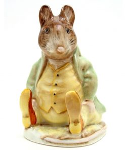 Samuel Whiskers - Gold Oval - Beatrix Potter Figurine