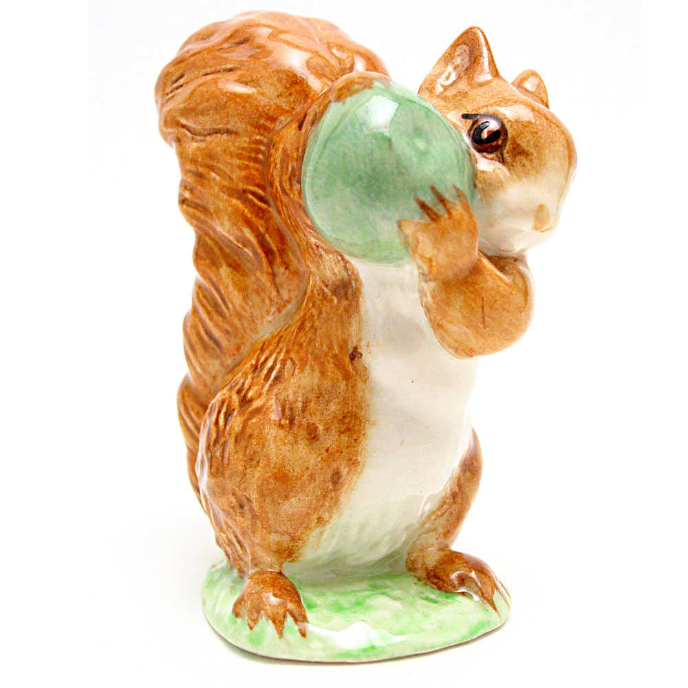 Squirrel Nutkin (With Green Apple) - Beswick - Beatrix Potter Figurine