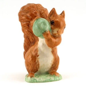 Squirrel Nutkin (With green apple) - Royal Albert - Beatrix Potter Figurine