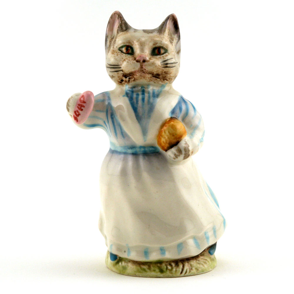 Tabitha Twitchit (with Striped Top) - Beswick - Beatrix Potter Figurine