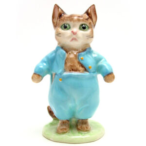 Tom Kitten - Gold Oval - Beatrix Potter Figurine