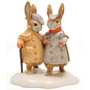 Two Gentleman Rabbits - Beatrix Potter Figurine