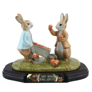 Peter & Benjamin Picking Apple - Beatrix Potter Figure