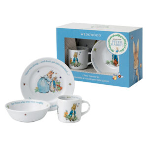 Wedgwood Peter Rabbit - 3pc Set - Beatrix Potter Nursery Set