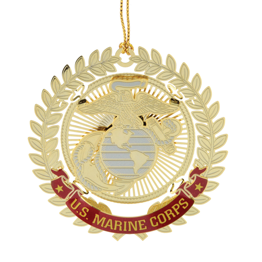 US Marine Corps Logo Ornament - White House Historical Association - Keepsake Ornaments