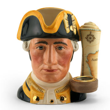 Captain James Cook D7077 - Large - Royal Doulton Character Jug