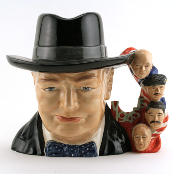 Sir Winston Churchill (Ray Noble Ceramics) - Large - Royal Doulton Character Jug