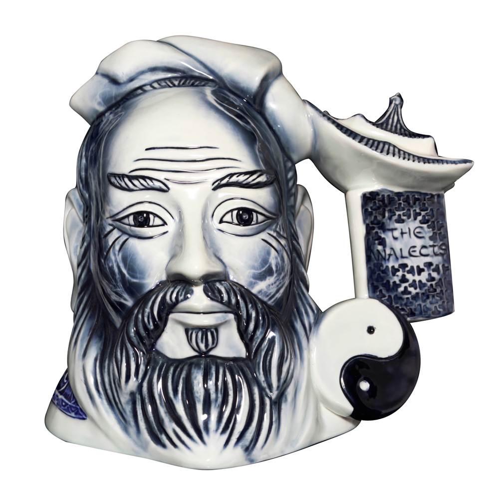 Confucius (Blue Flambe) - Large - Royal Doulton Character Jug
