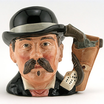 Doc Holliday D6731 - Odd Size - Royal Doulton Character Jug