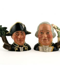 Capt. Bligh and Fletcher Christian D7074 & D7075 - Small - Royal Doulton Character Jug