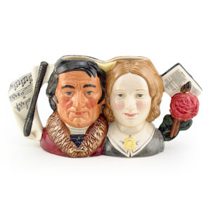 Jane Eyre and Mr. Rochester D7115 - Small - Royal Doulton Character Jug
