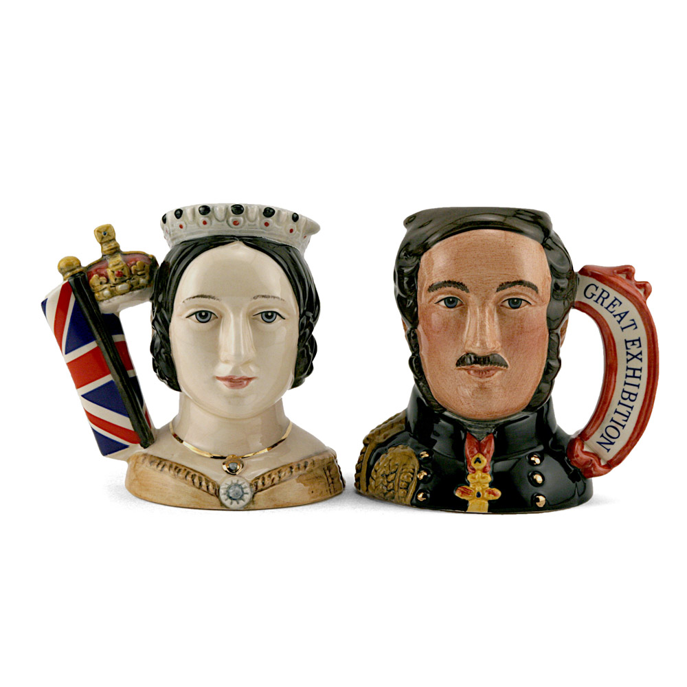 Queen Victoria & Prince Albert - Small - Royal Doulton Character Jug