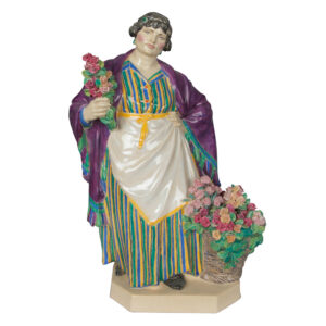 Daffodil Woman with Roses - Charles Vyse c.1925 - Charles Vyse Figurine