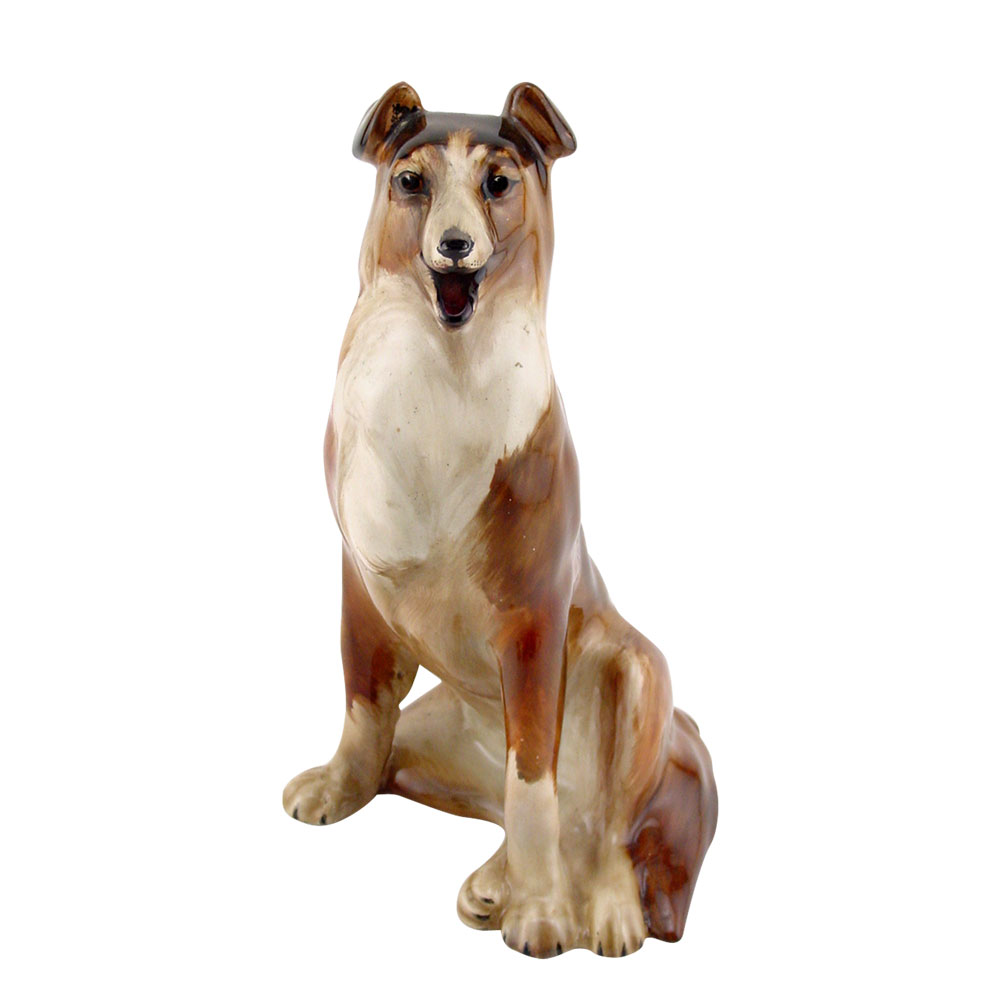 Collie Seated Brown HN105 - Royal Doulton Dogs